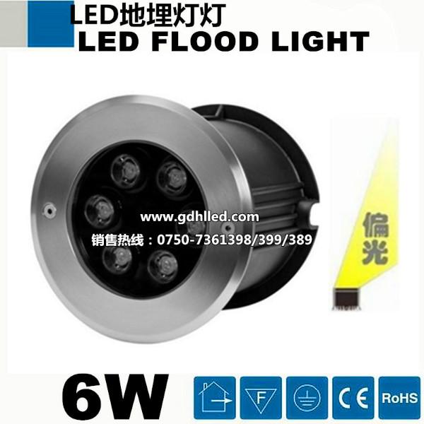 供应新款偏光地埋灯圆形6W/中山led灯具厂家电话/名牌led灯具