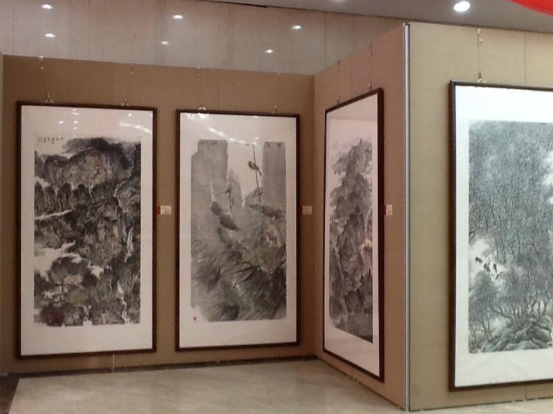 供应北京挂画展板拼接无缝书画展板租赁 北京无缝展板 全新（书画展板租赁图片