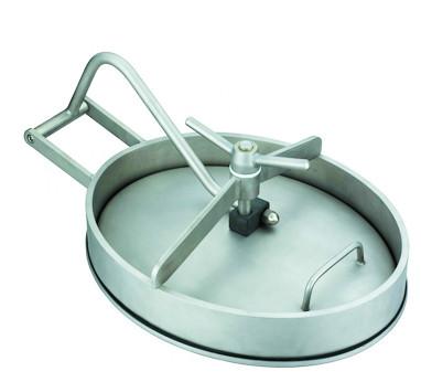 供應江蘇法蘭橢圓壓力人孔帶視鏡銷售，橢圓外開壓力人孔價格