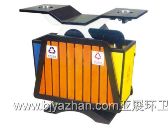 供應LW-011木條垃圾桶百度推廣