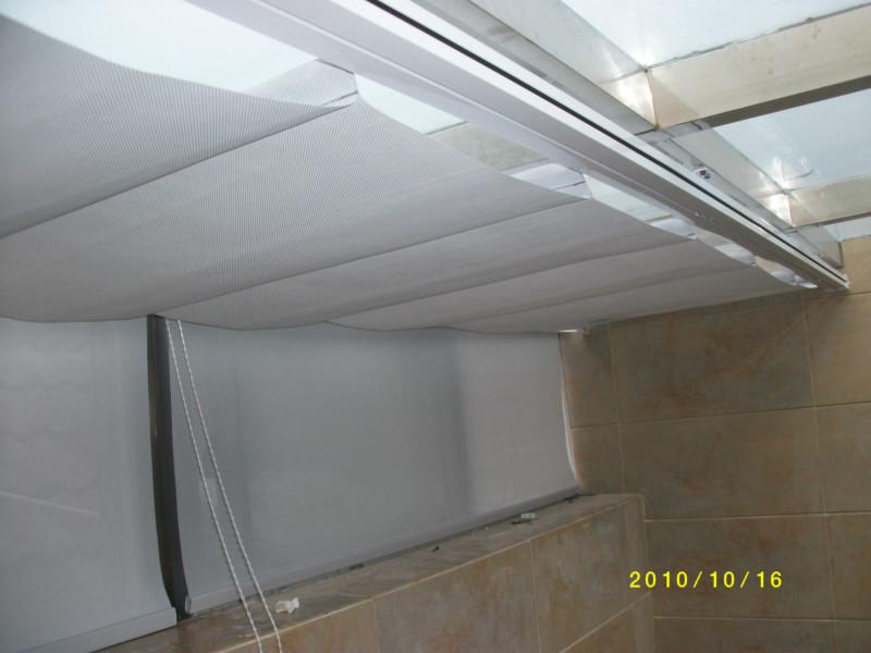 義烏手動天棚簾圖片