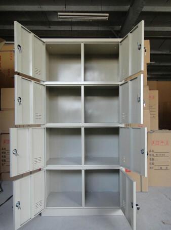 合肥鋼制更衣柜鞋柜員工柜8門更衣柜儲物柜碗柜