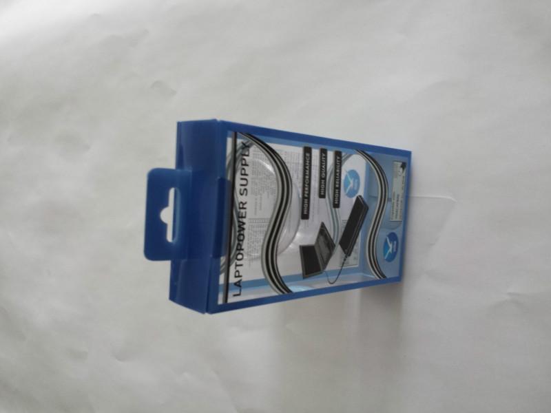 供應(yīng)電源線塑料包裝盒，廣東廠家生產(chǎn)手提電腦電源線PVC膠盒包裝盒