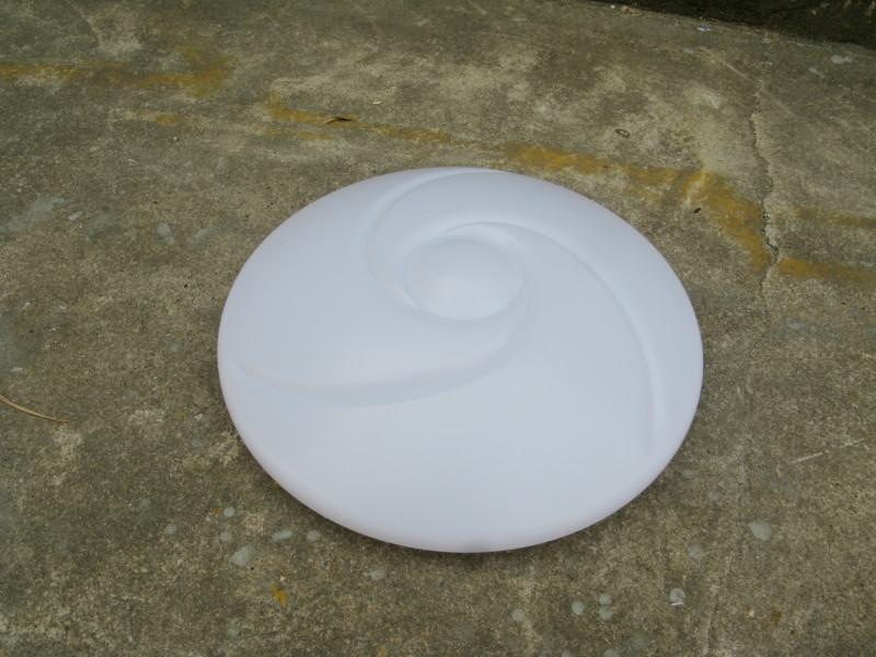 供應(yīng)中山LED燈罩海螺款，吸頂燈燈罩廠家，工程款塑料燈罩訂做