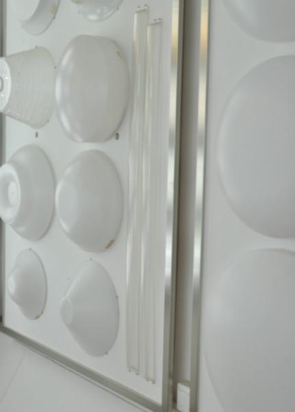 供應(yīng)亞克力燈罩全白喇叭款，LED燈罩批發(fā)，燈罩廠家訂做