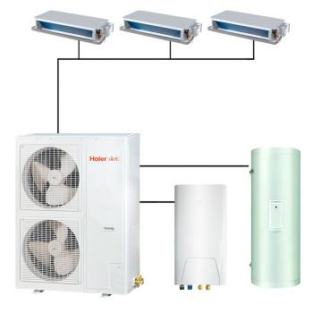 供應(yīng)*悅居熱水中央空調(diào)4匹卡式熱水型