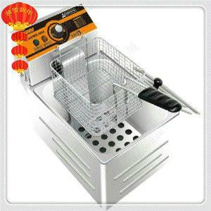 成都西式快餐設(shè)備——雙缸雙篩電熱炸爐，炸雞腿雞排