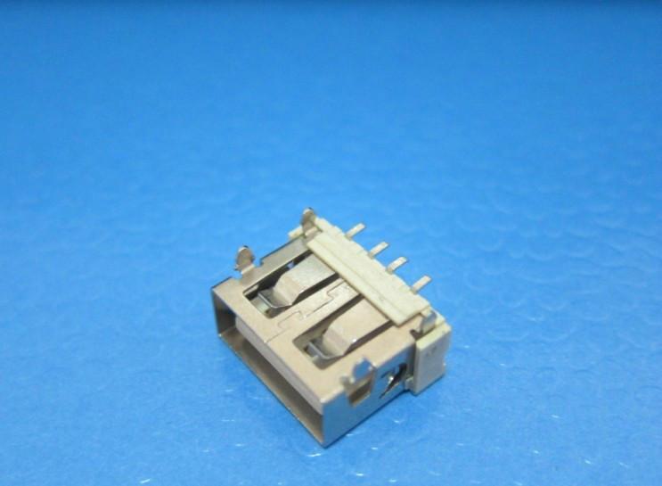 供應(yīng)USB短體AF90度反向膠芯10.*腳魚叉DIP 端子貼片