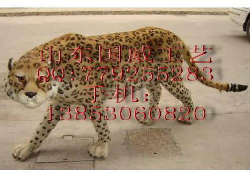 仿真豹子模型圖片