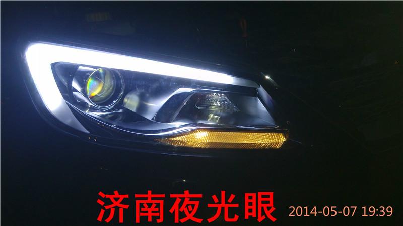 濟南改燈大燈淚眼的改裝濟南夜光眼圖片