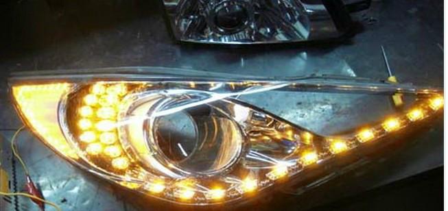 濟(jì)南市氙氣燈透鏡改裝圖片