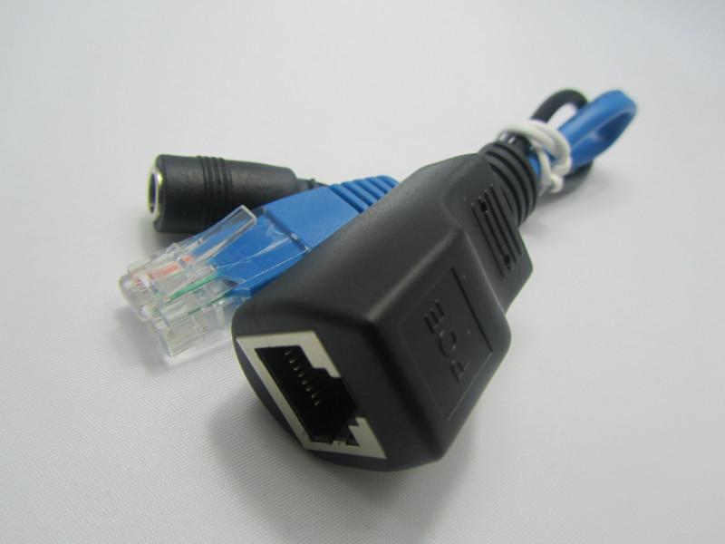 RJ45转DC安防连接线网络转接线图片