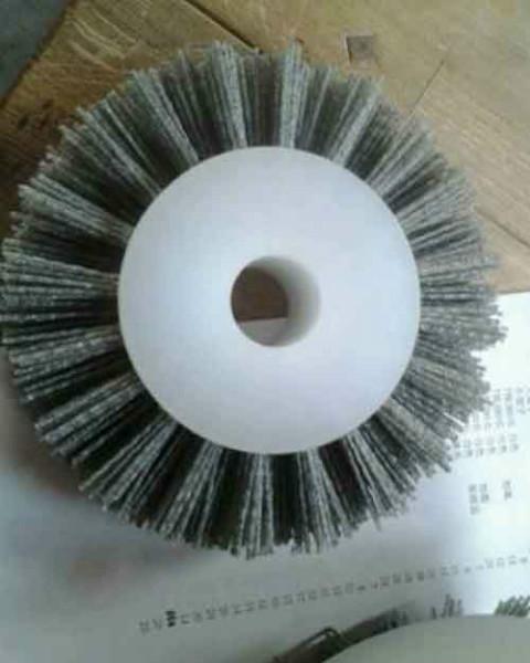 供應(yīng)五金件拋光毛刷五金拋光磨料刷