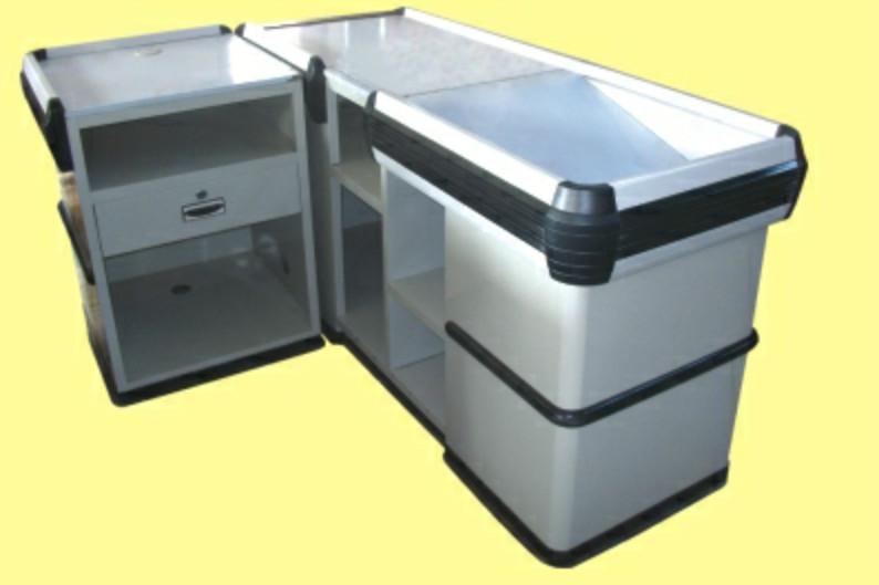 供應HW-148收銀臺臺面大陡坡放置購物籃