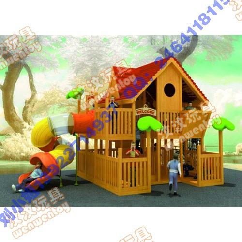 木制滑梯圖片/木制滑梯樣板圖 (2)