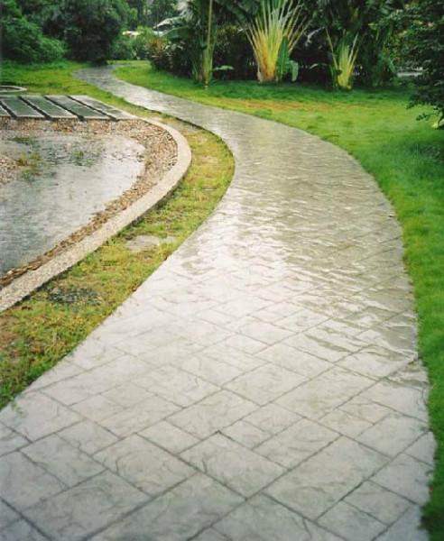 藝術(shù)地坪-藝術(shù)壓模地坪圖片