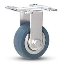 供應儀器腳輪：2吋鋼芯天然橡膠輪