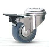 供應儀器腳輪：2吋鋼芯天然橡膠輪