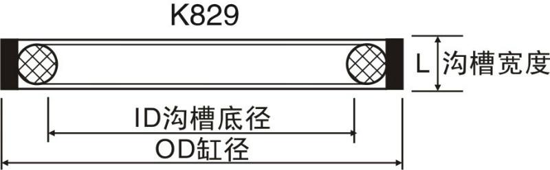 四氟孔用密封圈圖片