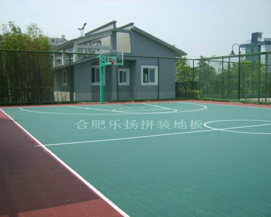供應室外籃球場拼裝運動地板生產