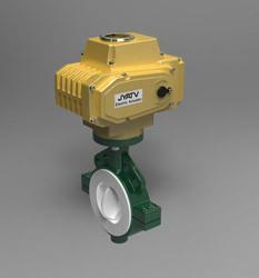 供應(yīng)電動(dòng)對(duì)夾襯氟蝶閥