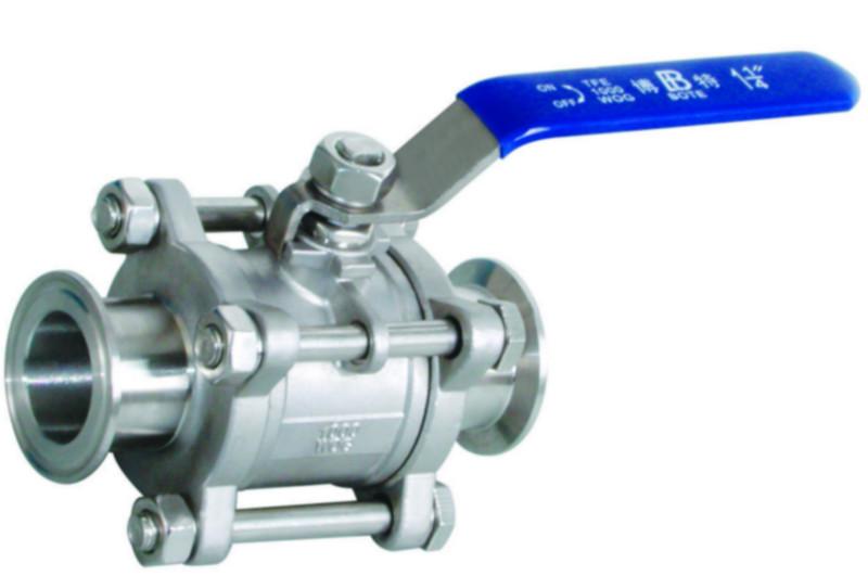 三片式卡箍球閥潤科閥門廠家直銷