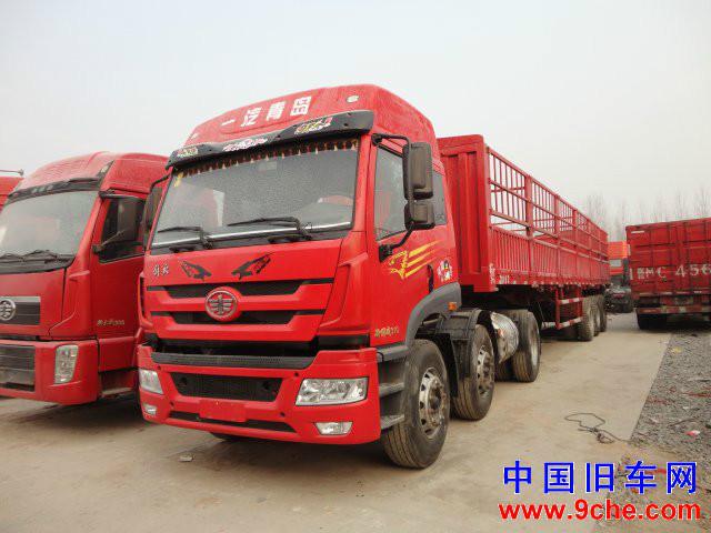 供應(yīng)廣西出售解放悍威單橋336半掛車