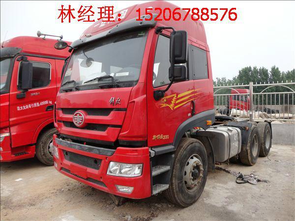 供應(yīng)二手解放新大威雙驅(qū)13米半掛車