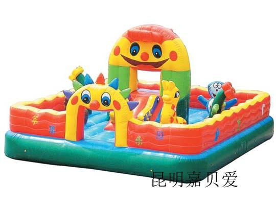 云南兒童室外蹦床跳床充氣樂園親子園游樂場