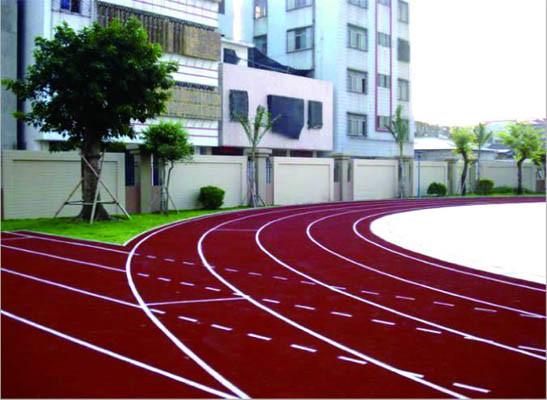 專業(yè)塑膠跑道施工團隊圖片