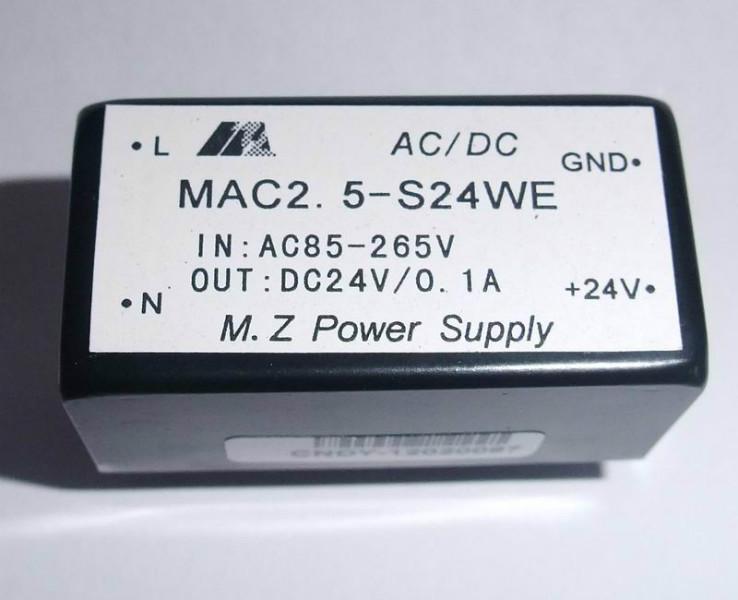 供应AC/DC2.5W220V转24V直流稳压电源