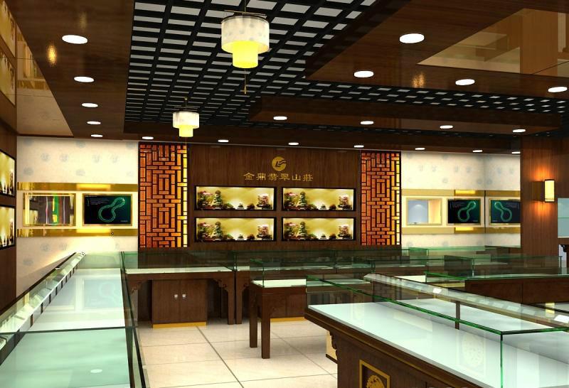 成都專業(yè)翡翠店裝修裝潢公司