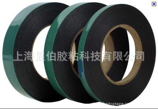 供應(yīng)PE綠膜黑膠泡棉膠帶