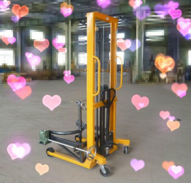 350KG/2.5M手動(dòng)液壓油桶裝卸車(chē) 堆高車(chē) 升高車(chē)