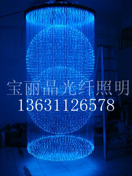 供應(yīng)LED雙球打點(diǎn)光纖吊燈