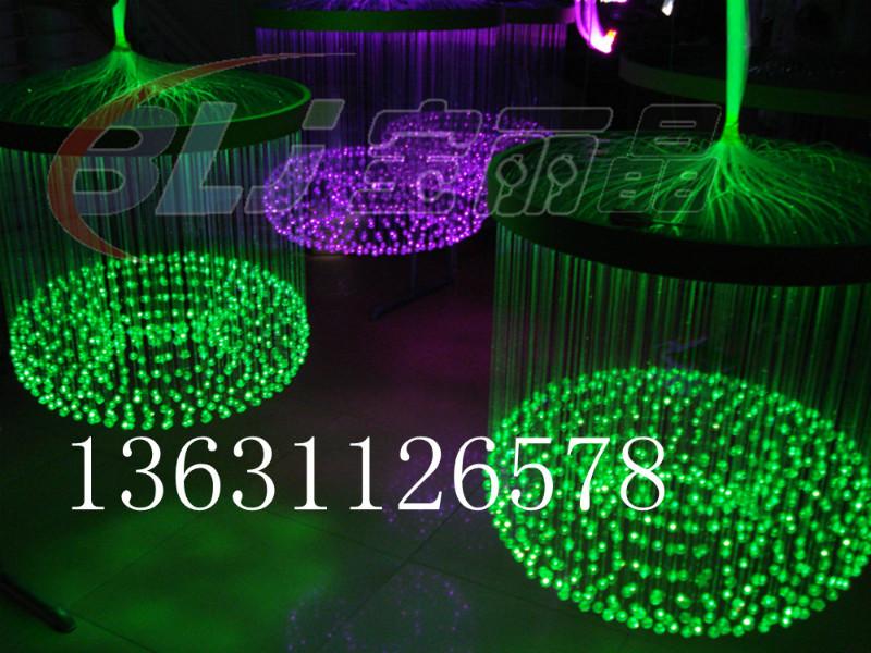 LEd圓形光纖吊燈圖片