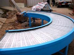 供應(yīng)鏈板輸送機(jī) 不銹鋼鏈板 運行平穩(wěn) 變頻調(diào)速