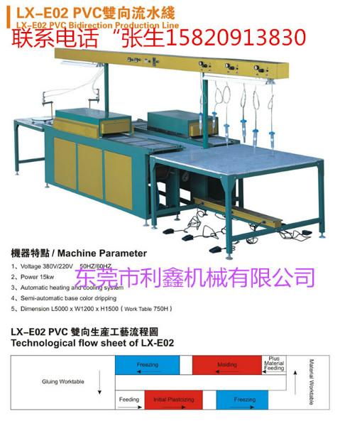 最新款PVC滴塑商标生产自动流水线图片