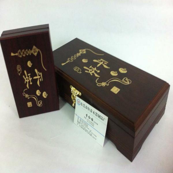 新款燙金木盒實(shí)木烤漆盒中纖板木盒圖片