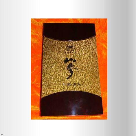 高光木盒山參木盒燙金木盒子定做圖片