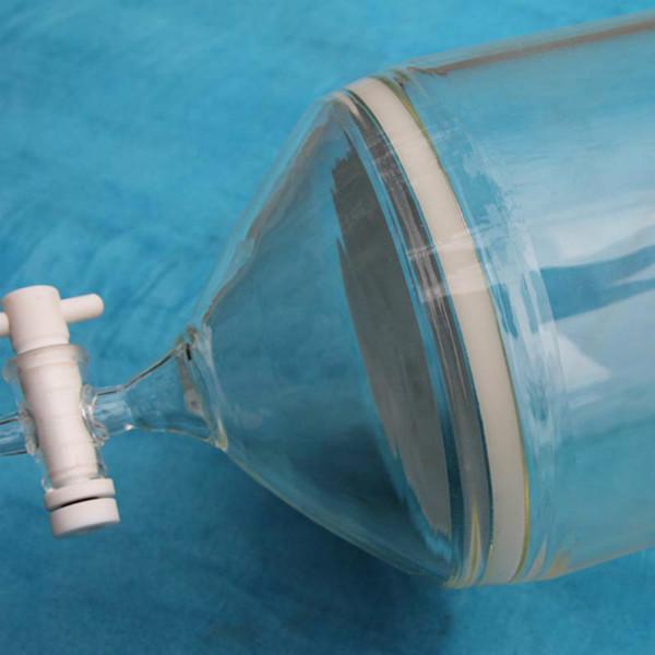 供應(yīng)玻璃儀器 四氟活塞玻砂層析柱 F4玻砂層析柱 玻砂柱 2307