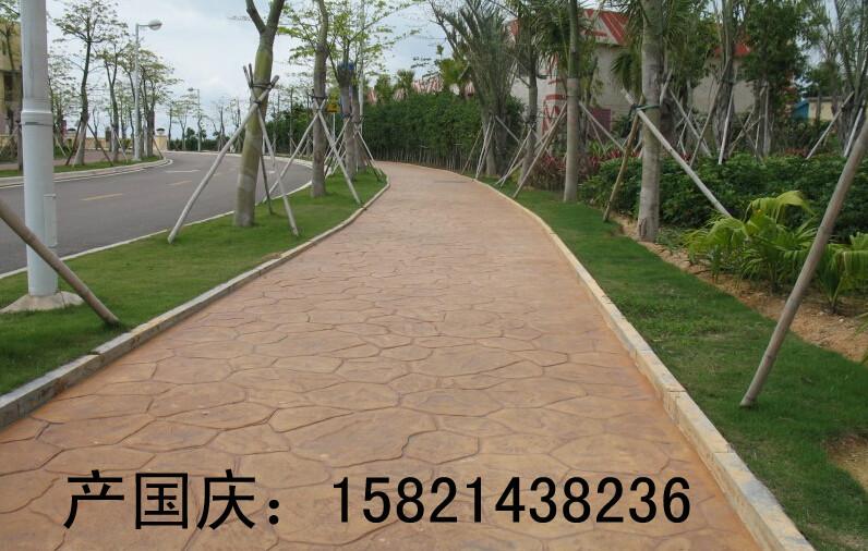 供應(yīng)壓花地坪壓花混凝土