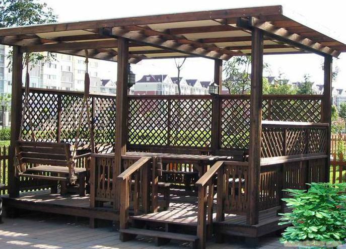 供應上海市防腐木葡萄架大量批發(fā)，防腐木葡萄架訂做