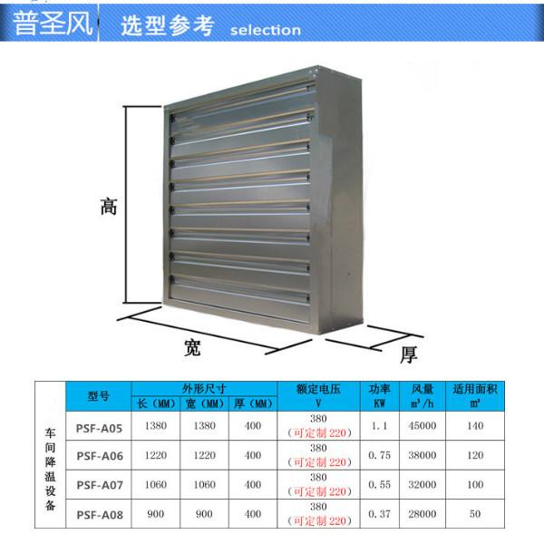 供应负压式工业风机12201220mm批发工业降温设备落地风机风扇