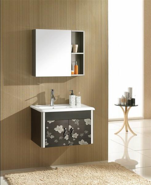 供應(yīng)現(xiàn)代風(fēng)格彩色不銹鋼浴室柜