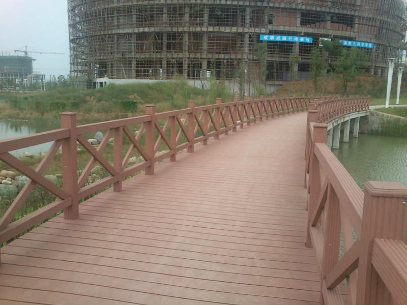 張家口戶外公園椅，木塑園林椅，景觀花箱樹池，木屋涼亭