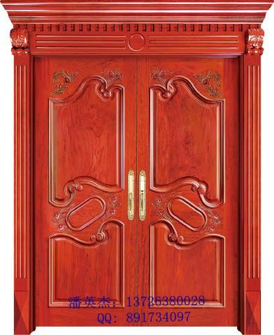 供應(yīng)萊菲克歐式仿古雙開(kāi)大門(mén)，別墅門(mén)，整裝套間原木門(mén)