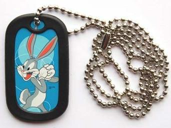 供應(yīng)訂制各種狗牌佩戴消音圈狗牌