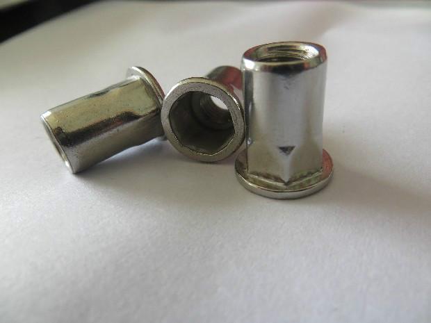 供應(yīng)平頭半六角拉鉚螺母，GB17880.5平頭六角拉鉚，平頭六角螺母