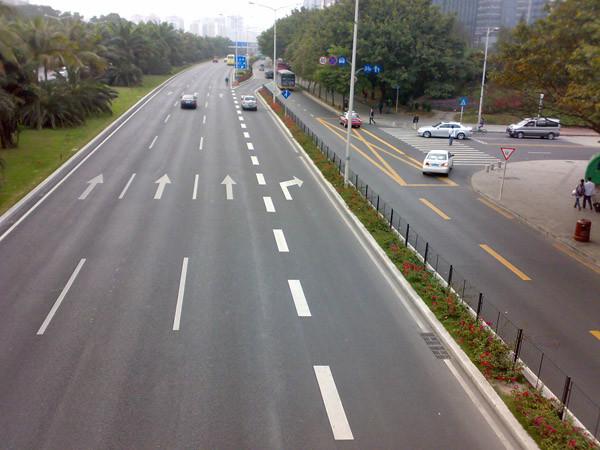 公路標(biāo)線道路劃線圖片/公路標(biāo)線道路劃線樣板圖 (4)